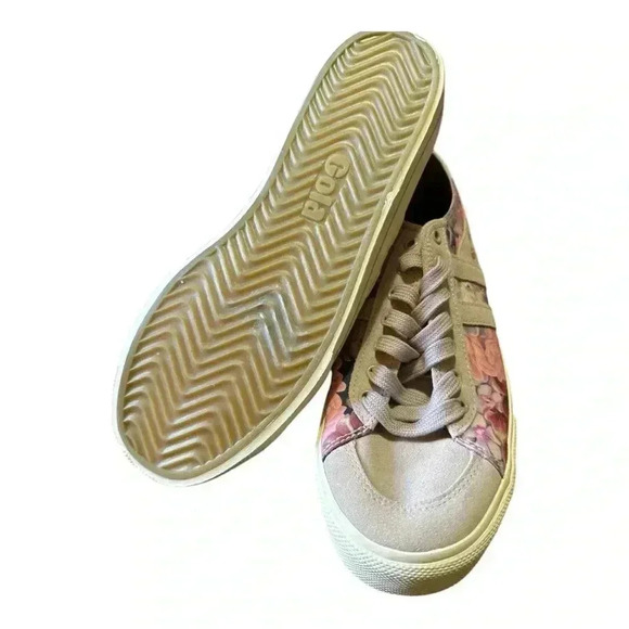 Quota II Liberty PJ Lavender Floral Print Leather Sneakers - Picture 5 of 5